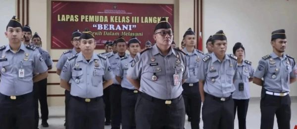 Jajaran Lapas Pemuda Kelas III Langkat Hadiri Apel Bersama Menkumham - DigitalMediaPublic